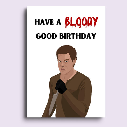 Dexter Morgan Inspired Cards