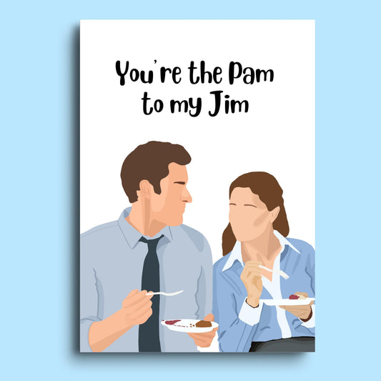 Jim & Pam Inspired Cards