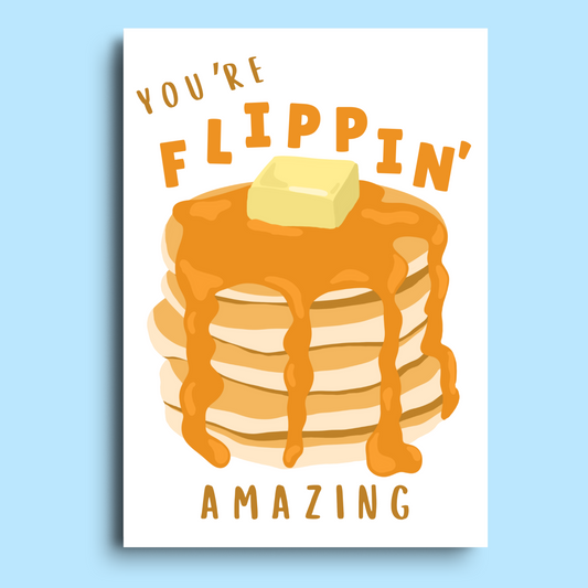Flippin' Amazing Pancake Stack Card