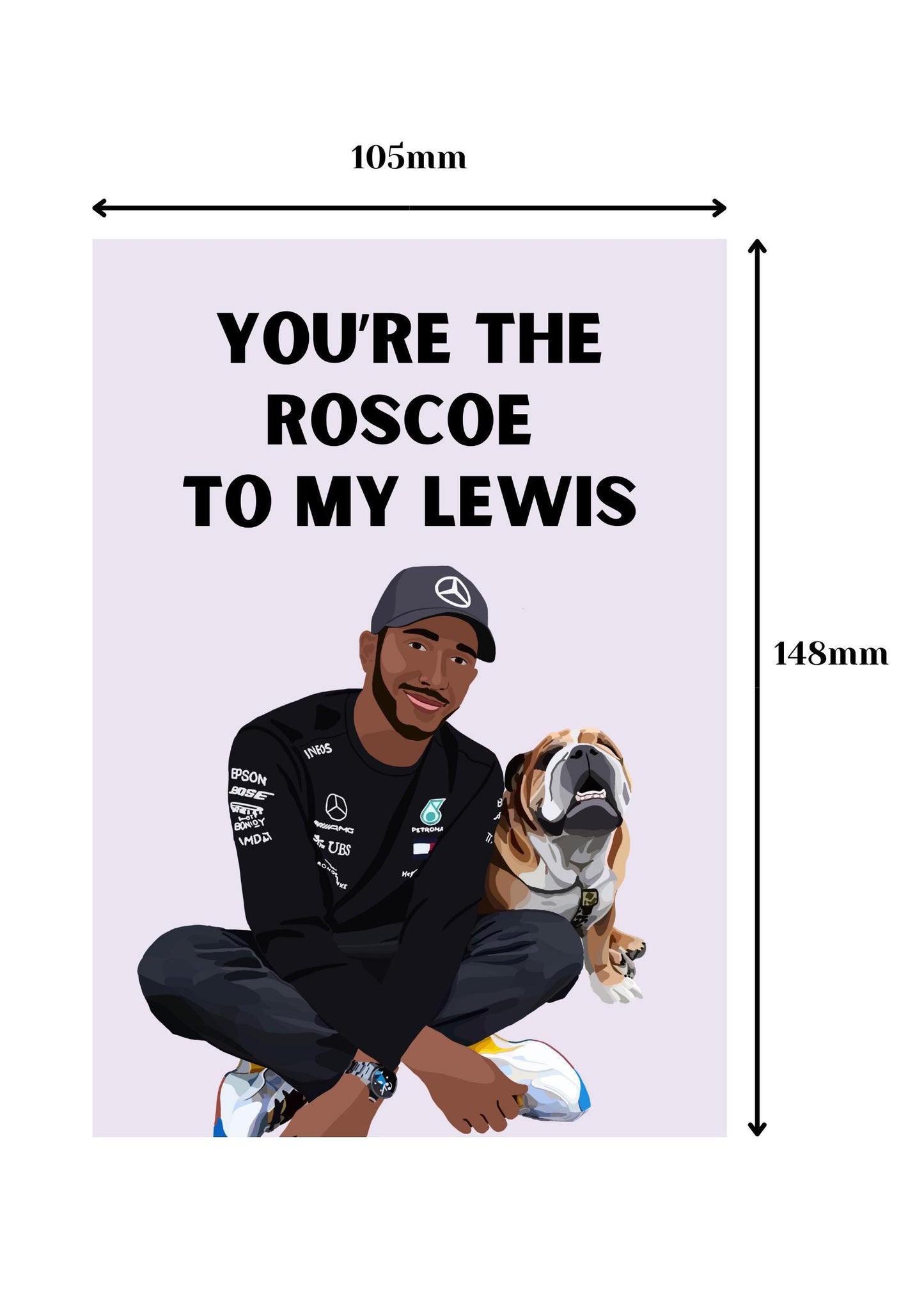 Lewis Hamilton Inspired Card