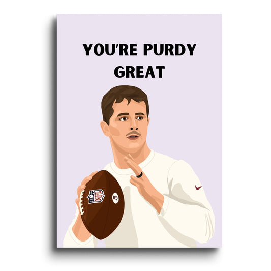 Brock Purdy Inspired Card