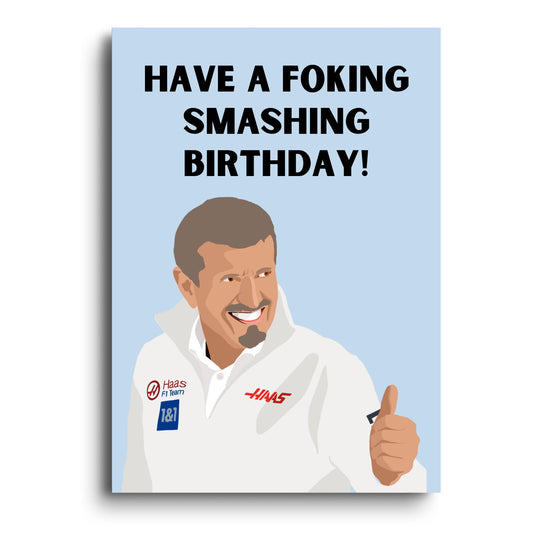 Guenther Steiner Inspired Cards