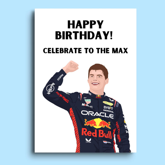 Max Verstappen Inspired Card