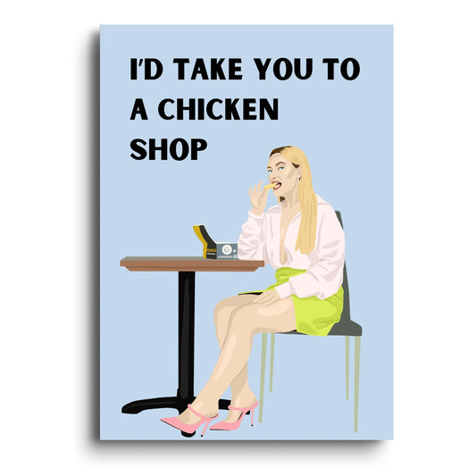 Chicken Shop Date Inspired Card